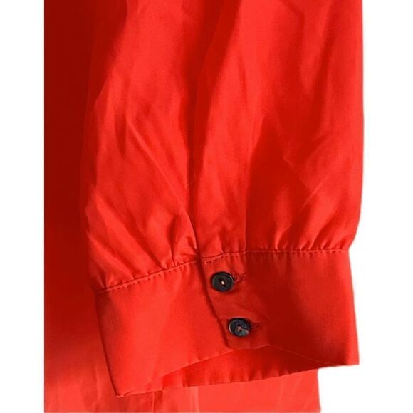 41 Hawthorn Women's Red V-Neck Pullover Long Sleeves‎ Blouse Top Size M - Picture 3 of 7